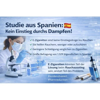 89 % starten mit Tabak – Studie widerlegt Gateway-Mythos bei E-Zigaretten - 89 % starten mit Tabak ☀ Gateway-Mythos widerlegt