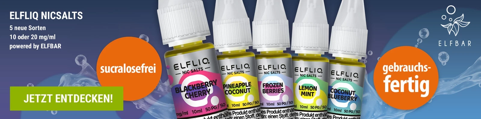 ELFLIQ Nikotinsalz Liquid by Elfbar