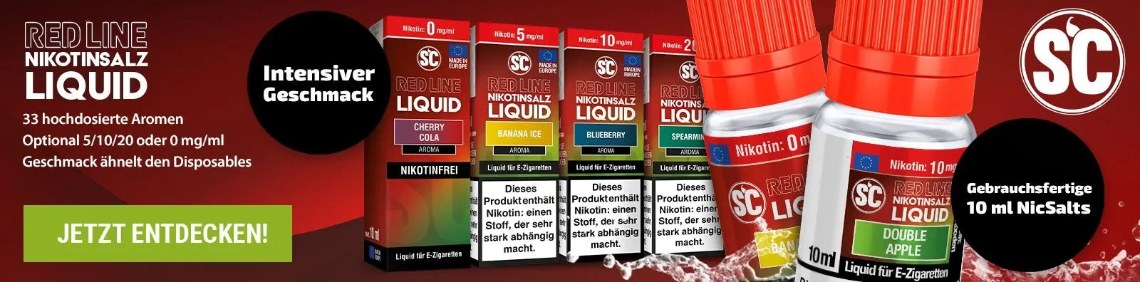 SC Red Line Nikotinsalz Liquid
