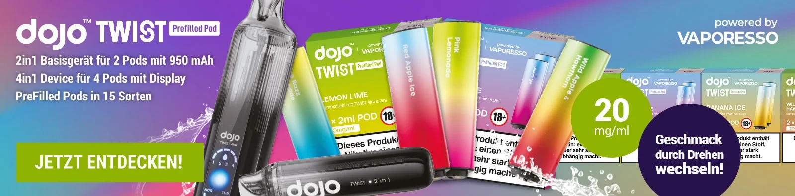 Vaporesso - Dojo - Twist 2in1