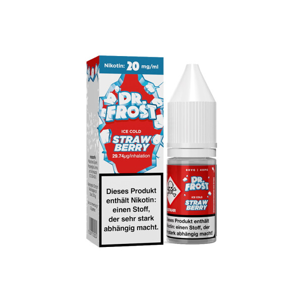 Dr. Frost - Ice Cold - Strawberry - Nikotinsalz Liquid - 20 mg/ml (1er Packung)
