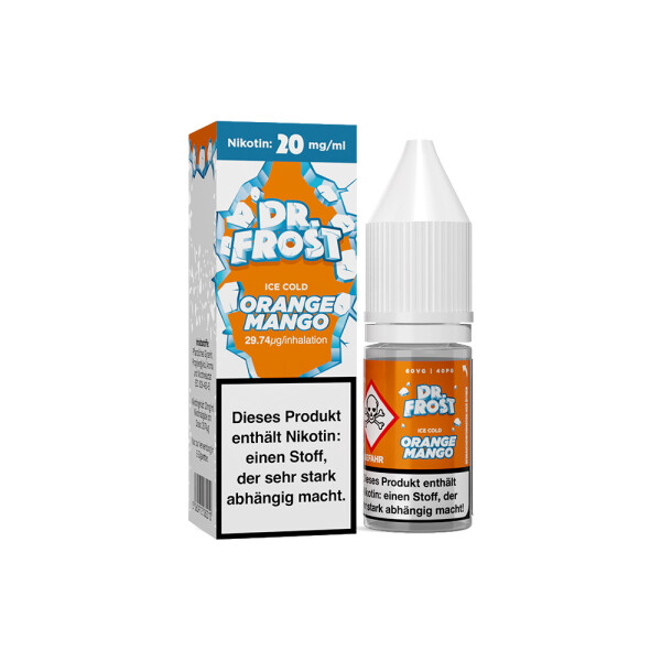 Dr. Frost - Ice Cold - Orange Mango - Nikotinsalz Liquid - 20 mg/ml (1er Packung)