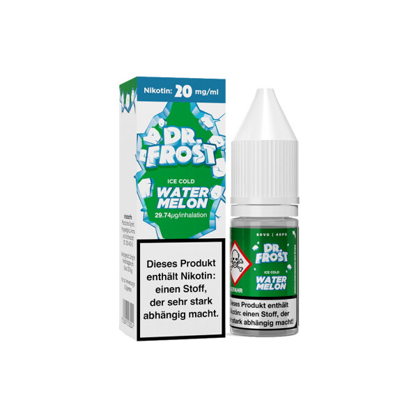 Dr. Frost - Ice Cold - Watermelon - Nikotinsalz Liquid - 20 mg/ml (10er Packung)