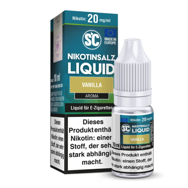 SC - Vanilla - E-Zigaretten Nikotinsalz Liquid
