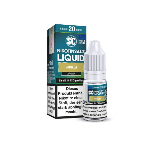 SC - Vanilla - E-Zigaretten Nikotinsalz Liquid - 20 mg/ml (1er Packung)