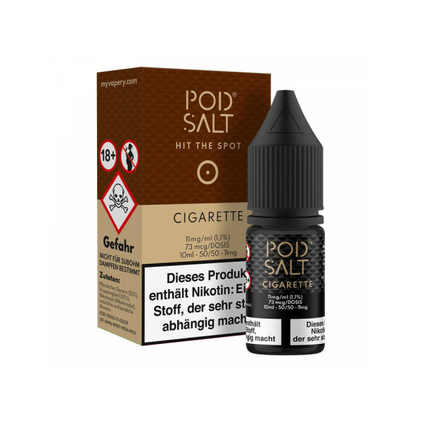 Pod Salt - Cigarette - E-Zigaretten Nikotinsalz Liquid 11 mg/ml (1er Packung)