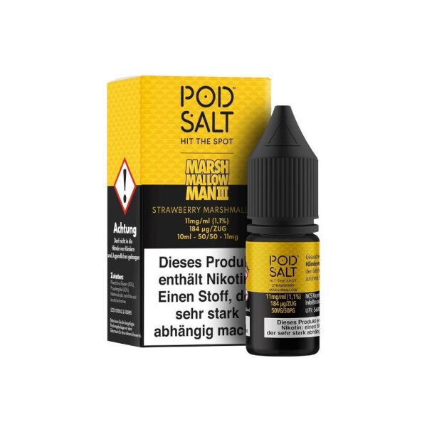 Pod Salt Fusion - Marshmallow Man 3 - E-Zigaretten Nikotinsalz Liquid