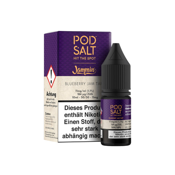 Pod Salt Fusion - Blueberry Jam Tart - E-Zigaretten Nikotinsalz Liquid