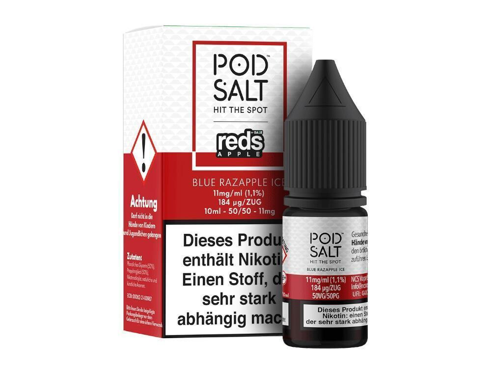 Pod Salt Fusion - Blue Razapple Ice - E-Zigaretten...