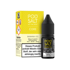 Pod Salt Core - Banana Ice - E-Zigaretten Nikotinsalz...