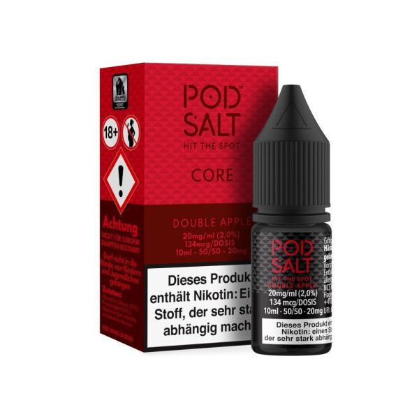 Pod Salt Core - Double Apple - E-Zigaretten Nikotinsalz Liquid 20 mg/ml (1er Packung)