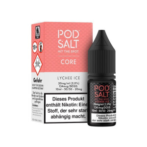 Pod Salt Core - Lychee Ice - E-Zigaretten Nikotinsalz...