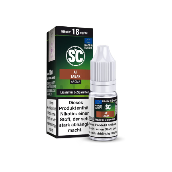 SC Liquid - AF Tabak - 0 mg/ml (1er Packung)