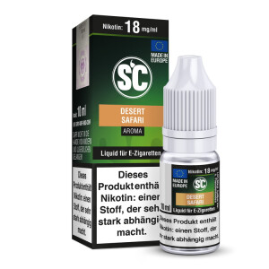 SC Liquid - Desert Safari Tabak - 18 mg/ml (1er Packung)