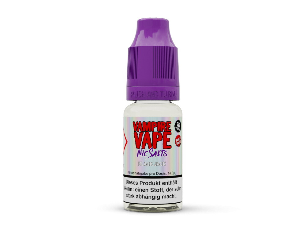 Vampire Vape - Black Jack - E-Zigaretten Nikotinsalz Liquid