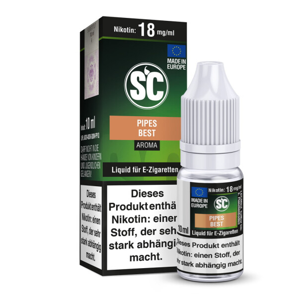 SC Liquid - Pipes Best Tabak - 6 mg/ml (10er Packung)