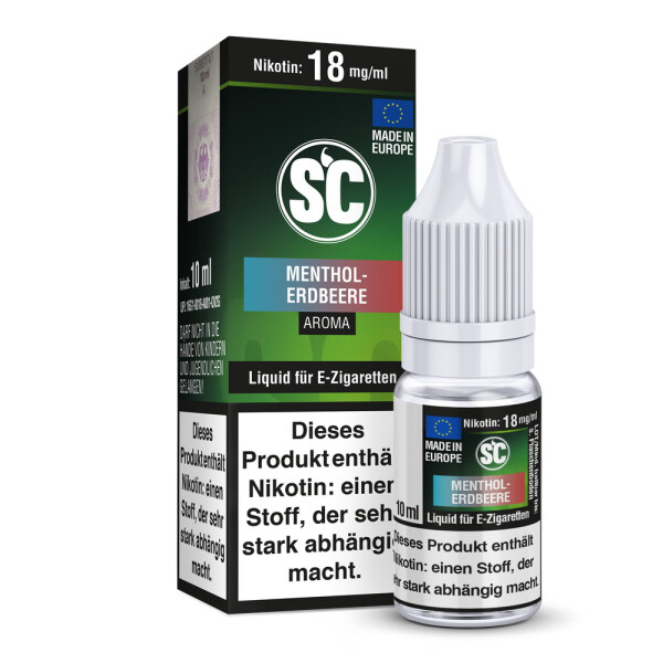 SC Liquid - Menthol - Erdbeere - 12 mg/ml (1er Packung)