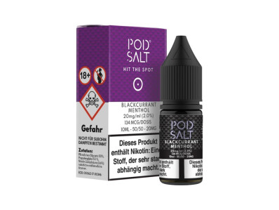 Pod Salt - Blackcurrant Menthol - E-Zigaretten...