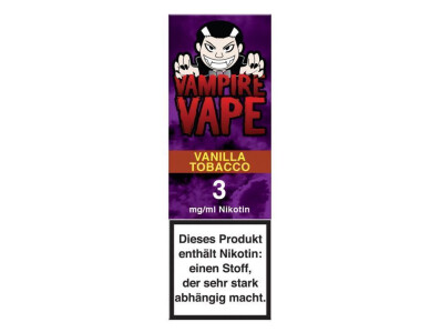 Vampire Vape Liquid - Vanilla Tobacco -  box