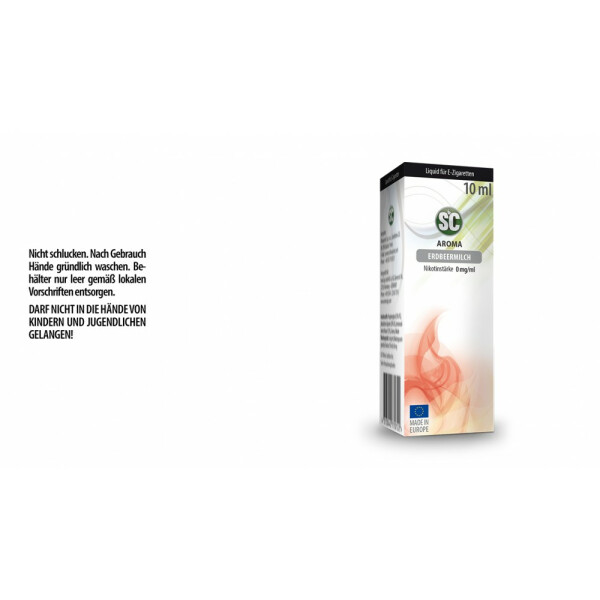 SC Liquid - Erdbeermilch - 0 mg/ml (1er Packung)