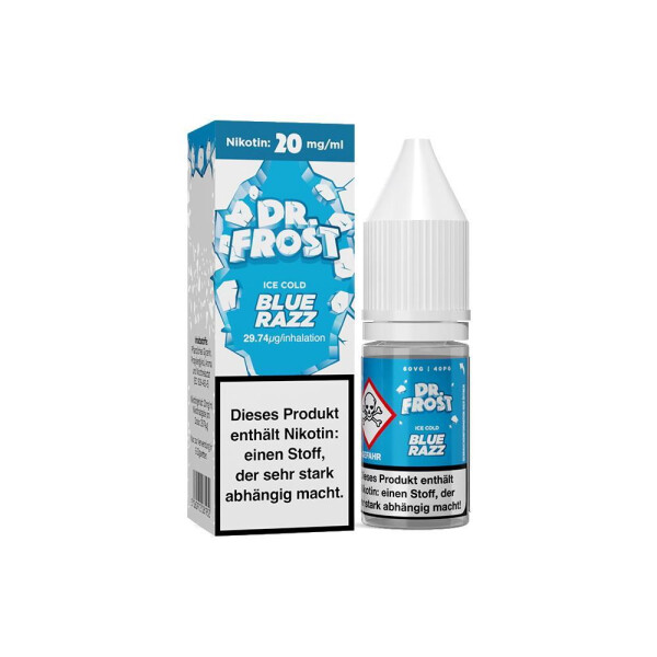 Dr. Frost - Ice Cold - Blue Razz - Nikotinsalz Liquid - 20 mg/ml (1er Packung)