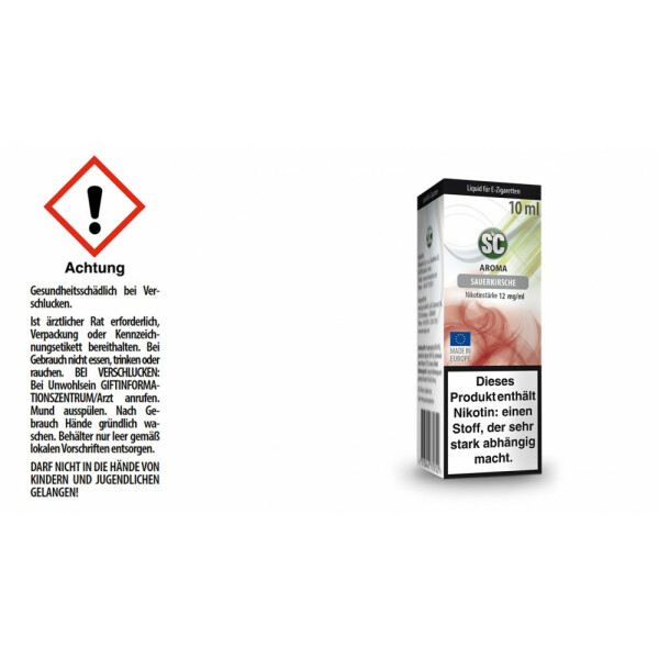 SC Liquid - Sauerkirsche - 12 mg/ml (1er Packung)