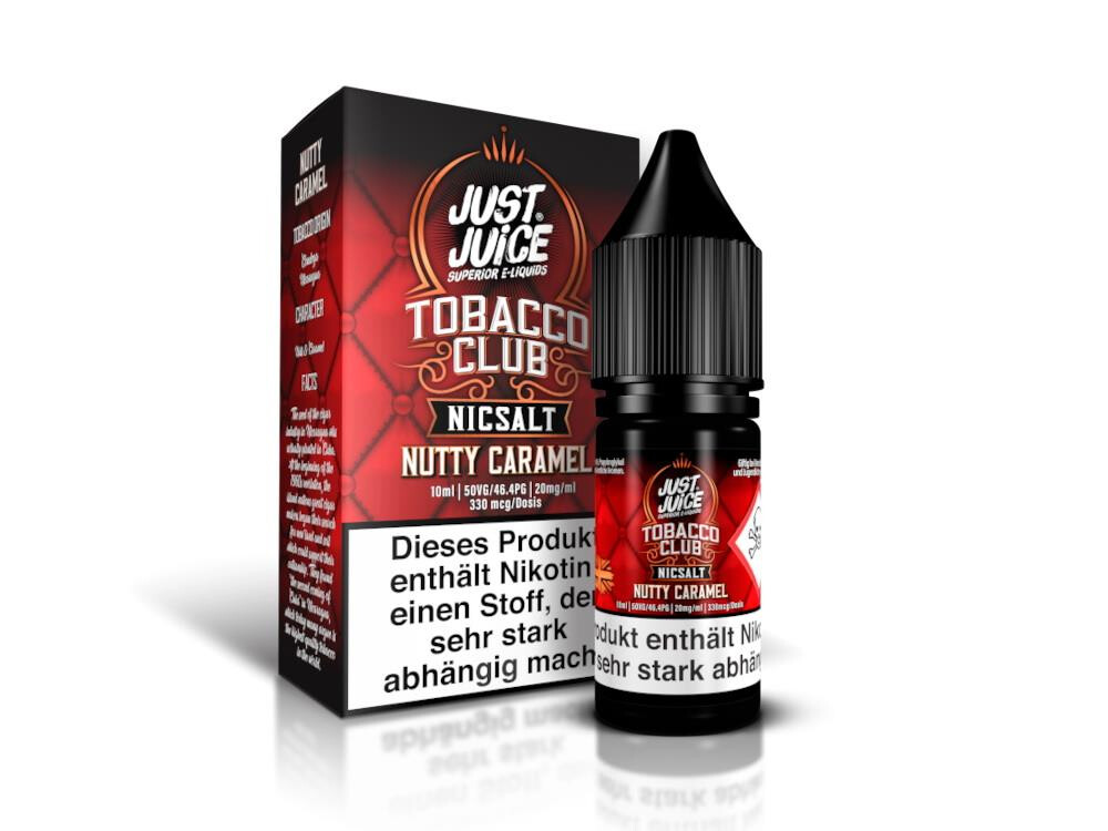 Just Juice - Nutty Caramel Tobacco - Nikotinsalz Liquid