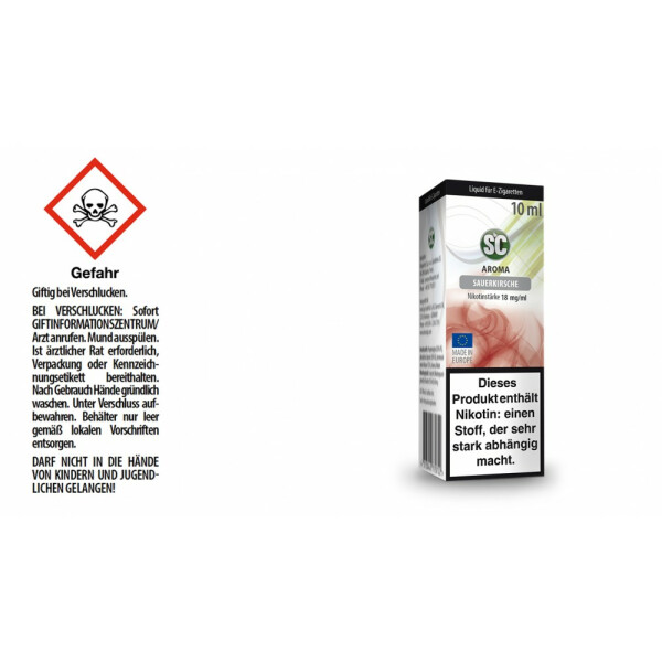 SC Liquid - Sauerkirsche - 18 mg/ml (10er Packung)