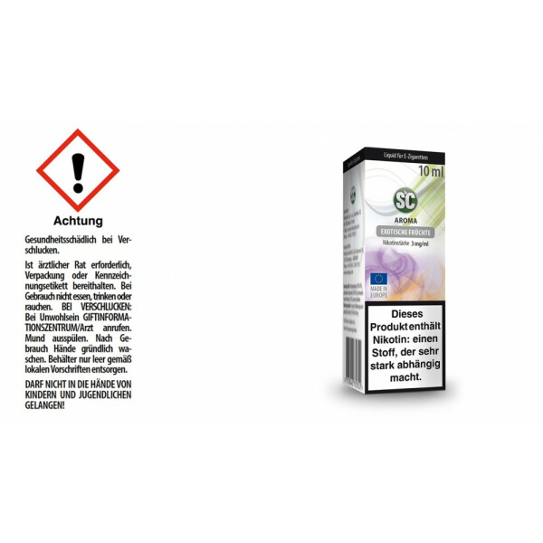 SC Liquid - Exotische Früchte - 3 mg/ml (1er Packung)