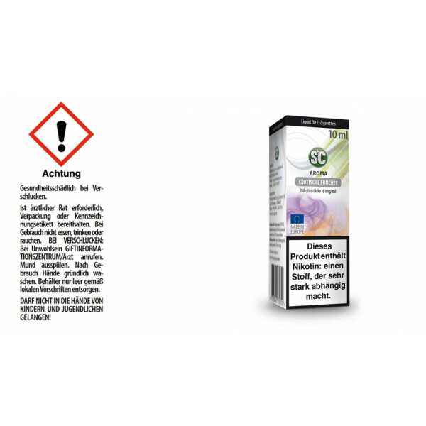 SC Liquid - Exotische Früchte - 6 mg/ml (1er Packung)