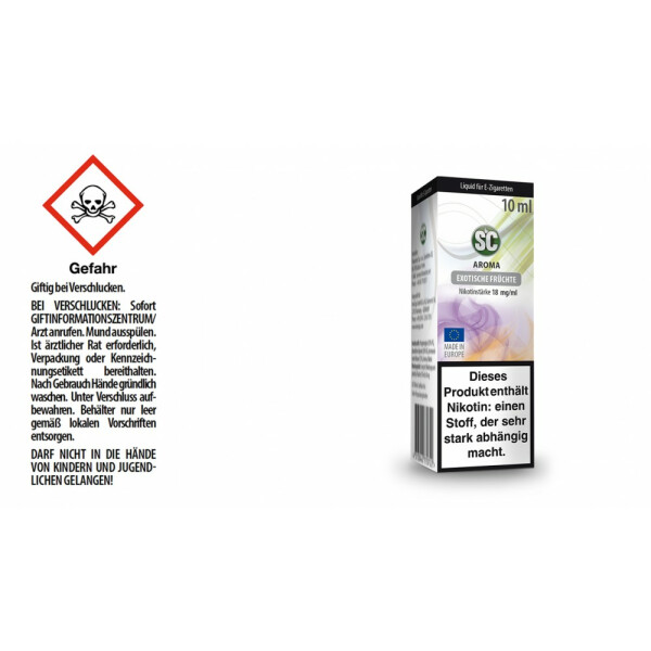 SC Liquid - Exotische Früchte - 18 mg/ml (1er Packung)