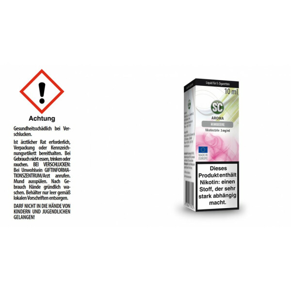 SC Liquid - Himbeere - 3 mg/ml (1er Packung)