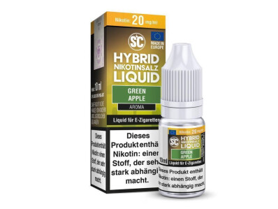 SC - Green Apple - Hybrid Nikotinsalz Liquid 10 mg/ml...