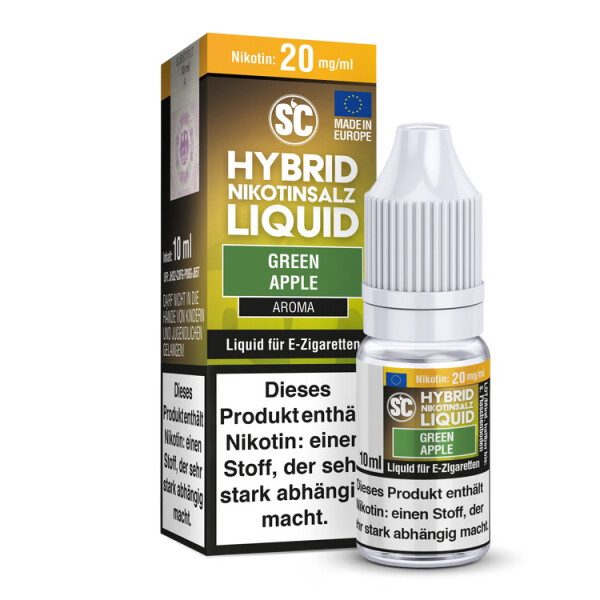 SC - Green Apple - Hybrid Nikotinsalz Liquid 20 mg/ml (1er Packung)