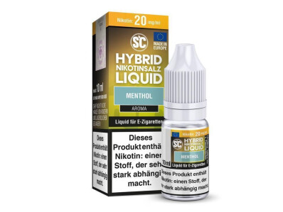 SC - Menthol - Hybrid Nikotinsalz Liquid box