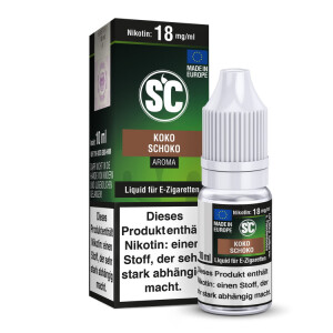 SC Liquid - Kokos Schokolade - 18 mg/ml (1er Packung)