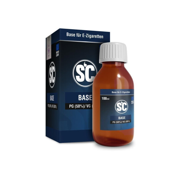 100 ml SC Basis 50VG / 50PG - 0 mg/ml (5er Packung)