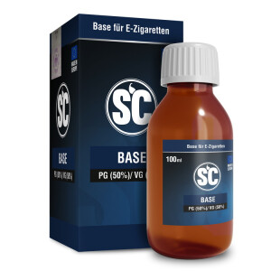 100 ml SC Basis 50VG / 50PG - 0 mg/ml (5er Packung)