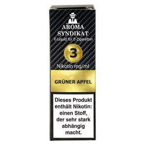 Aroma Syndikat Grüner Apfel E-Zigaretten Liquid 3...