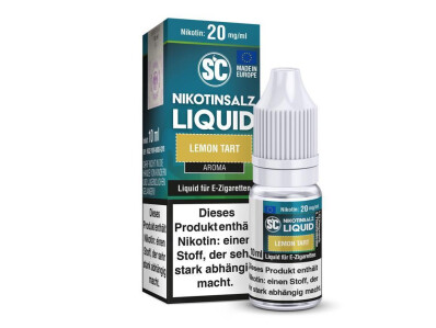 SC - Lemon Tart - Nikotinsalz Liquid - 2 box