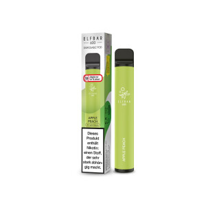 Elfbar 600 Einweg E-Zigarette - Apple Peach - 20 mg/ml...