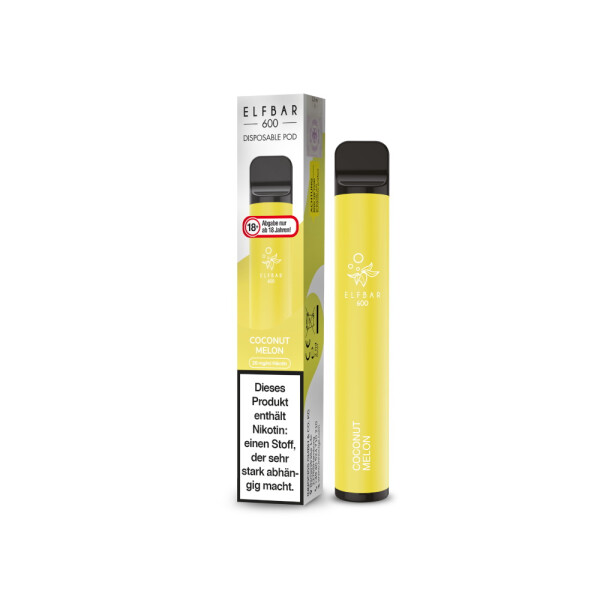 Elfbar 600 Einweg E-Zigarette - Coconut Melon - 20 mg/ml (1er Packung)