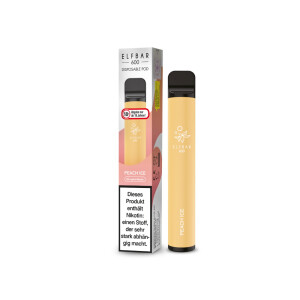 Elfbar 600 Einweg E-Zigarette - Peach Ice - 20 mg/ml (1er...