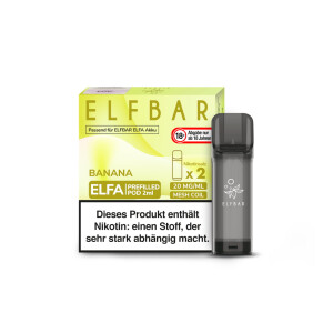 Elfbar Elfa Pod - Banana - 20 mg/ml (2 Stück)