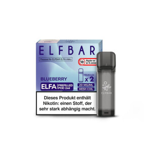 Elfbar Elfa Pod - Blueberry - 20 mg/ml (2 Stück)