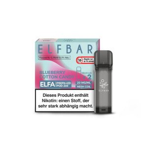 Elfbar Elfa Pod - Blueberry Cotton Candy - 20 mg/ml (2...