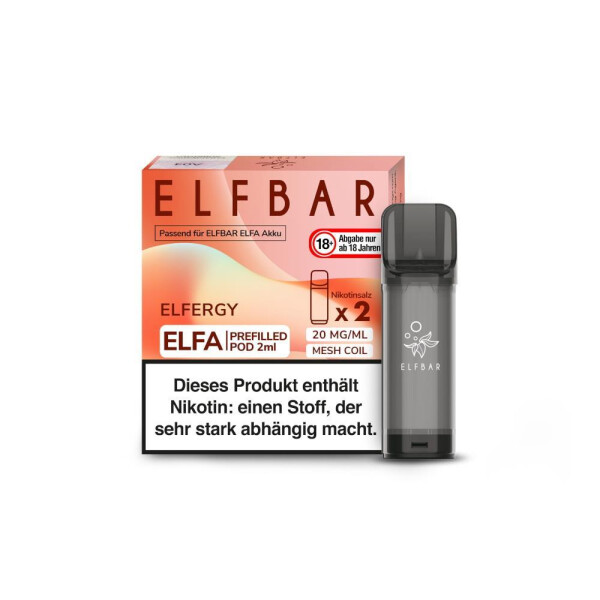 Elfbar Elfa Pod - Elfergy - 20 mg/ml (2 Stück)