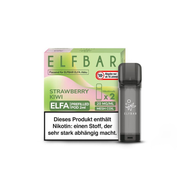 Elfbar Elfa Pod - Strawberry Kiwi - 20 mg/ml (2 Stück)