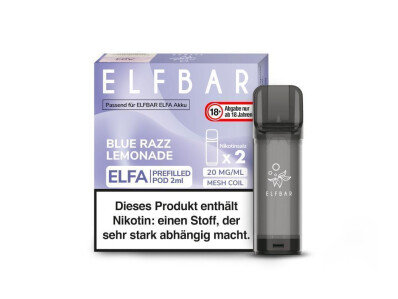 Elfbar Elfa Pod - Blue Razz Lemonade - 2 box