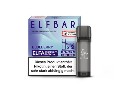Elfbar Elfa Pod - Blueberry - 20 mg/ml ( box